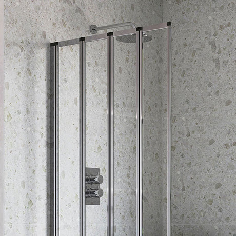 Tabo Framed Four Fold Bath Screen