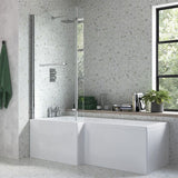 Apollo Holloway L Shape Shower Bath Pack (left hand shown)