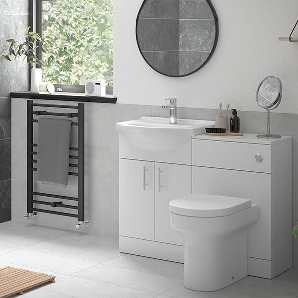 Tabo Forma Straight Ladder - Anthracite