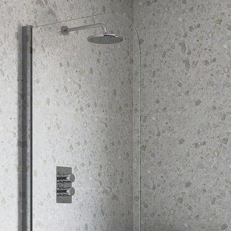 Tabo Single Curved Edge Bath Screen