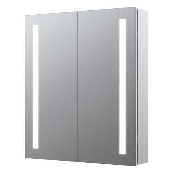 Tabo Pure 2 Door Front-Lit Mirror Cabinet 700 x 600mm