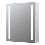 Tabo Pure 2 Door Front-Lit Mirror Cabinet 700 x 600mm