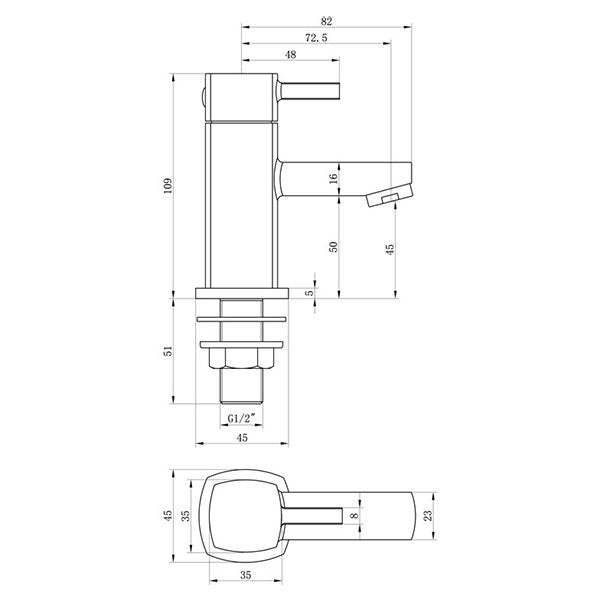 Tabo Fern Basin Taps