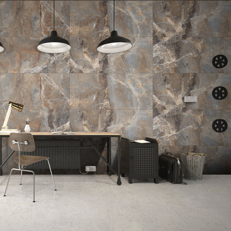 Armonia Brown on walls