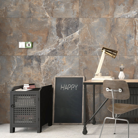 Armonia Brown on walls