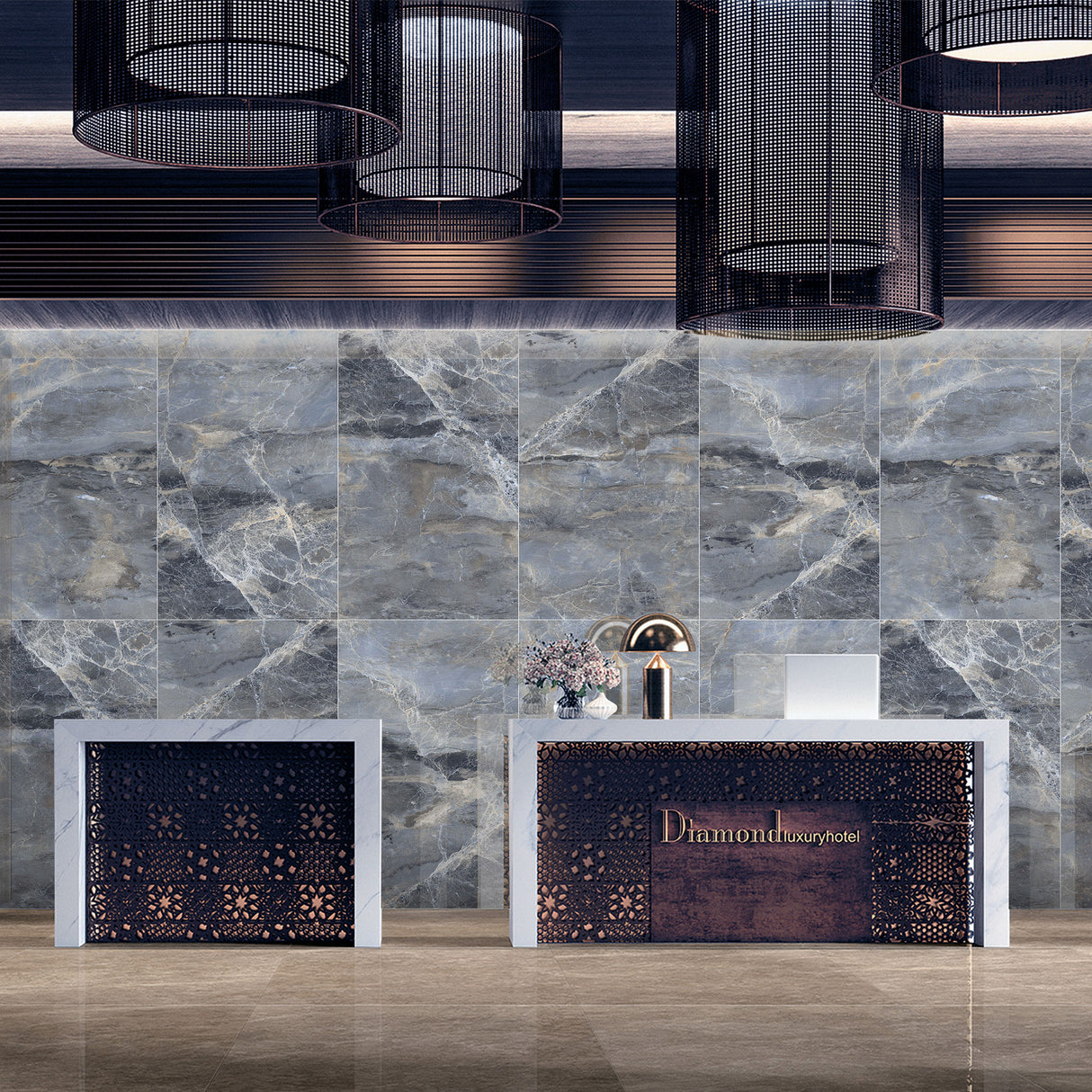 Armonia Gris tile on walls