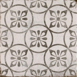 Arteva Petal Grey Patterned Matt Tile 20 x 20cm
