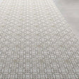 Arteva Petal Grey Patterned Matt Tiles, installed on floor