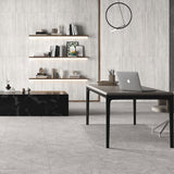 Avani Blanco Vein Cut tiles on wall