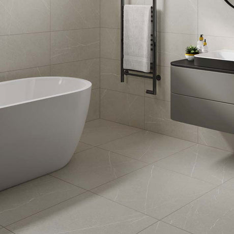 Avela Cream tiles on walls and floor (2 sizes)