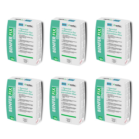 BenferFix Rapido White Tile Adhesive 20kg - Pallet of 50 Boxes