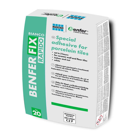 BenferFix Rapido White Tile Adhesive 20kg