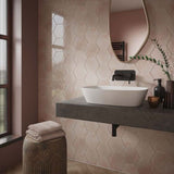 Bond Rose Hexagon Gloss Ceramic Wall Tiles