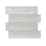 Bond White Gloss Ceramic Wall Tiles 75 x 300mm
