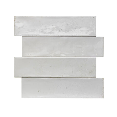 Bond White Gloss Ceramic Wall Tiles 75 x 300mm