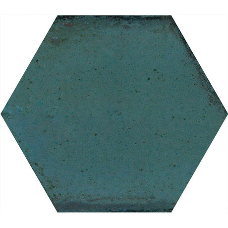 Bond Blue Hexagon Gloss Ceramic Wall Tile 150 x 173mm
