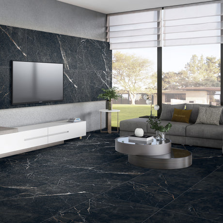 Bravura Black Matt Tiles 60 x 120cm