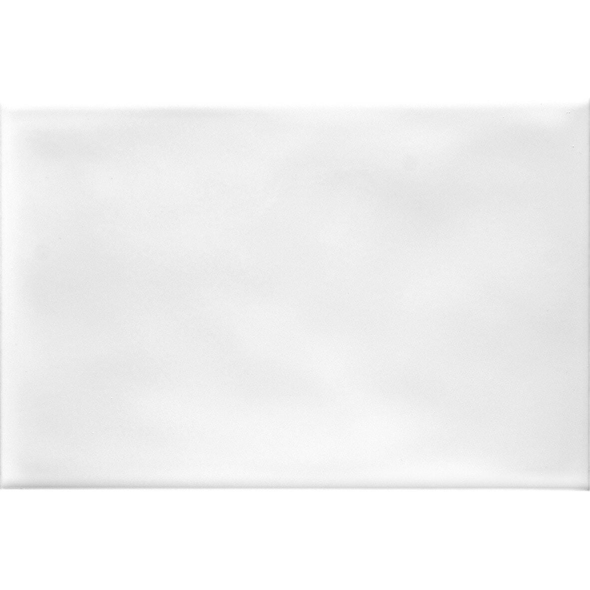 Bumpy White Gloss Ceramic Wall Tile 20 x 30cm