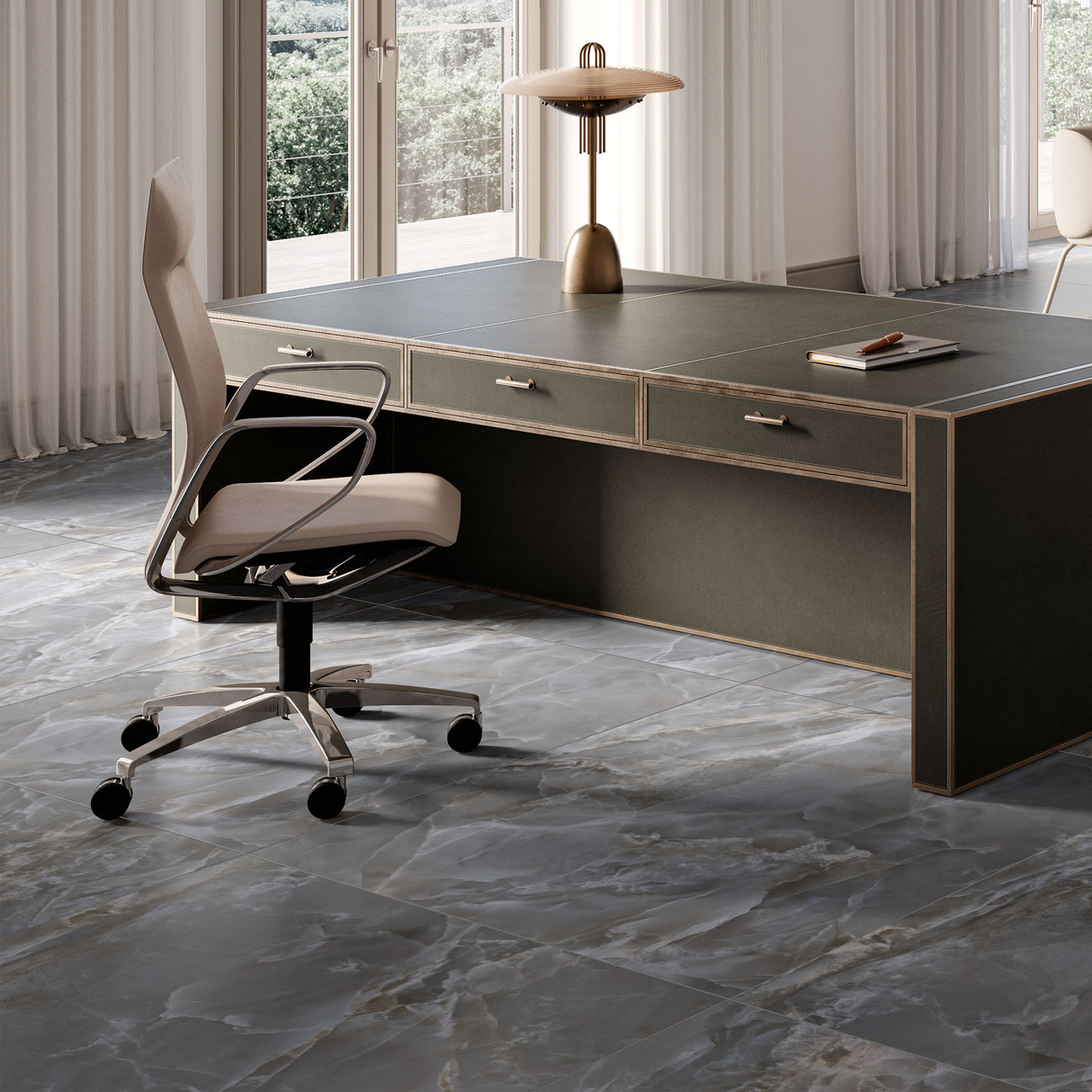 Casalgrande Alabastri Black Rectified Wall & Floor Tiles