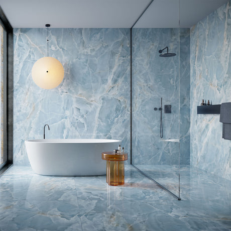 Casalgrande Alabastri Blue Rectified Wall & Floor Tiles