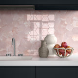 Casalgrande Alabastri Pink Mosaic Tiles