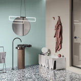 Casalgrande Atelier Brume Tiles (with Atelier Fiordaliso Mosaico & Macro Moro on the floor)
