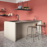 Casalgrande Atelier Cristallo (with Atelier Rubino on walls and Terrazzo Black on floor)