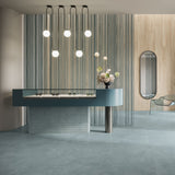Casalgrande Concept Blue Rectified Floor Tiles (with Concept Cannetè decor wall tiles)