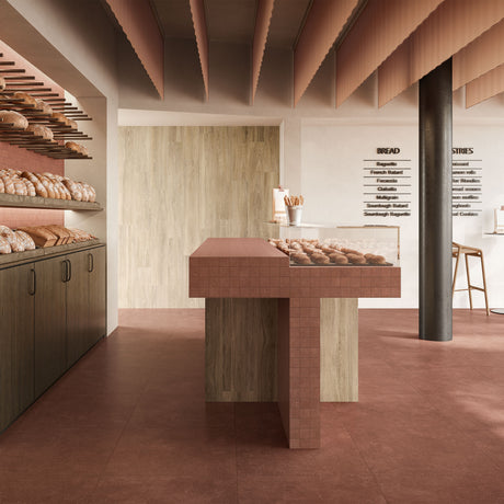 Casalgrande Concept Red Rectified Wall & Floor Tiles (including Concept Mosaico)