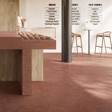 Casalgrande Concept Red Rectified Wall & Floor Tiles (including Concept Mosaico)