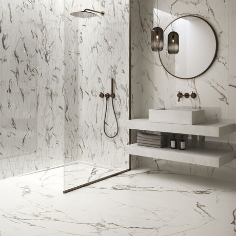 Casalgrande Marmora Lunense (vein-touch finish)
