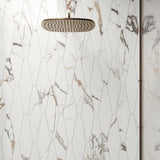Casalgrande Marmora Lunense (vein-touch mosaic)