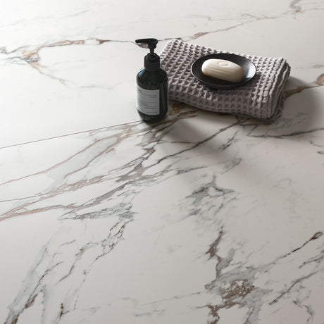 Casalgrande Marmora Lunense Wall & Floor Tiles (vein-touch finish)