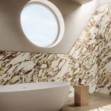 Casalgrande Marmora Pavonazzetto (120x278 honed, 120x120 vein-touch)