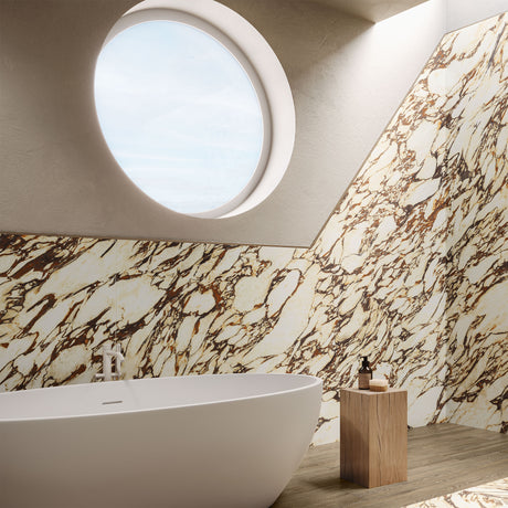 Casalgrande Marmora Pavonazzetto (120x278 honed, 120x120 vein-touch)