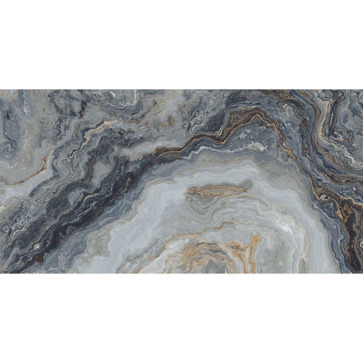 Caspian Blue Polished Tile 60 x 120cm