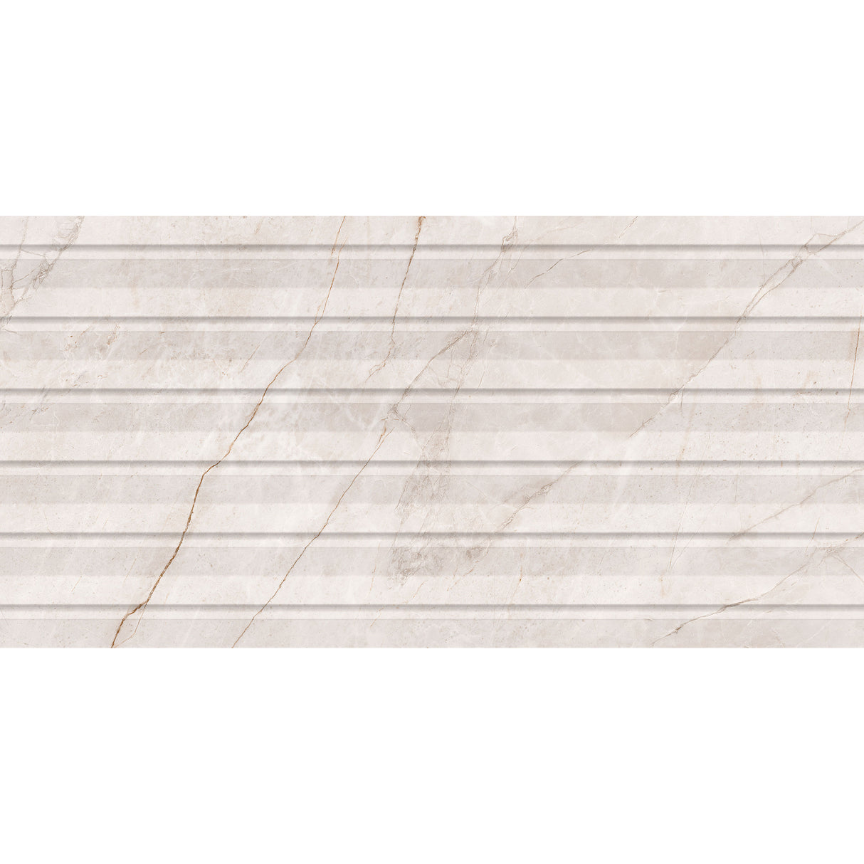 Celestia Linear Beige Gloss Wall Tile 30 x 60cm