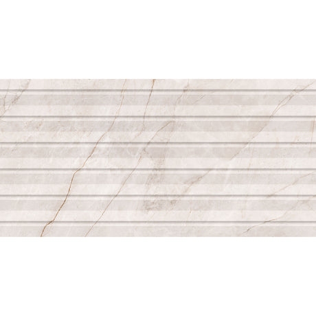 Celestia Linear Beige Gloss Wall Tile 30 x 60cm