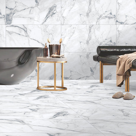 Ciela Blue Matt Tiles (larger size pictured)