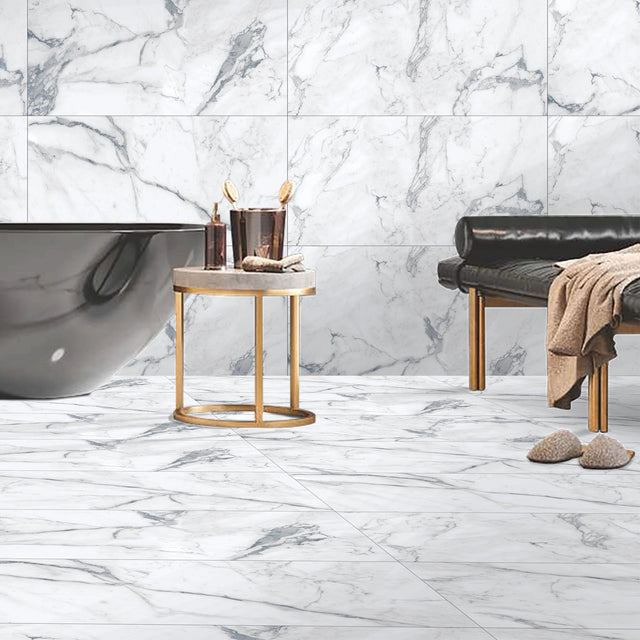 Ciela Blue Matt Tiles (larger size pictured)