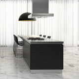 Ciela Blue Matt Tiles on kitchen floor