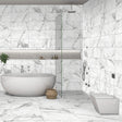 Ciela Grey Matt Tiles on bathroom walls
