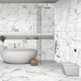 Ciela Grey Matt Tiles on bathroom walls