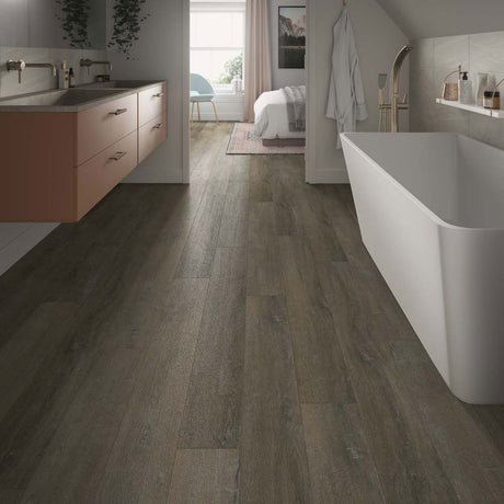 ClickLux Antique Cedar Matt SPC Click Vinyl 17.8 x 121.9cm