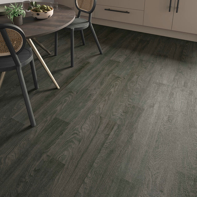 ClickLux Black Elm Matt SPC Click Vinyl 17.8 x 121.9cm