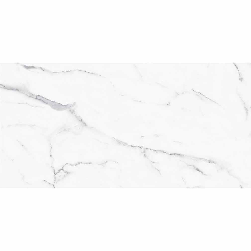 ClickLux Castello Marble White Matt SPC Click Vinyl 30.5 x 61cm