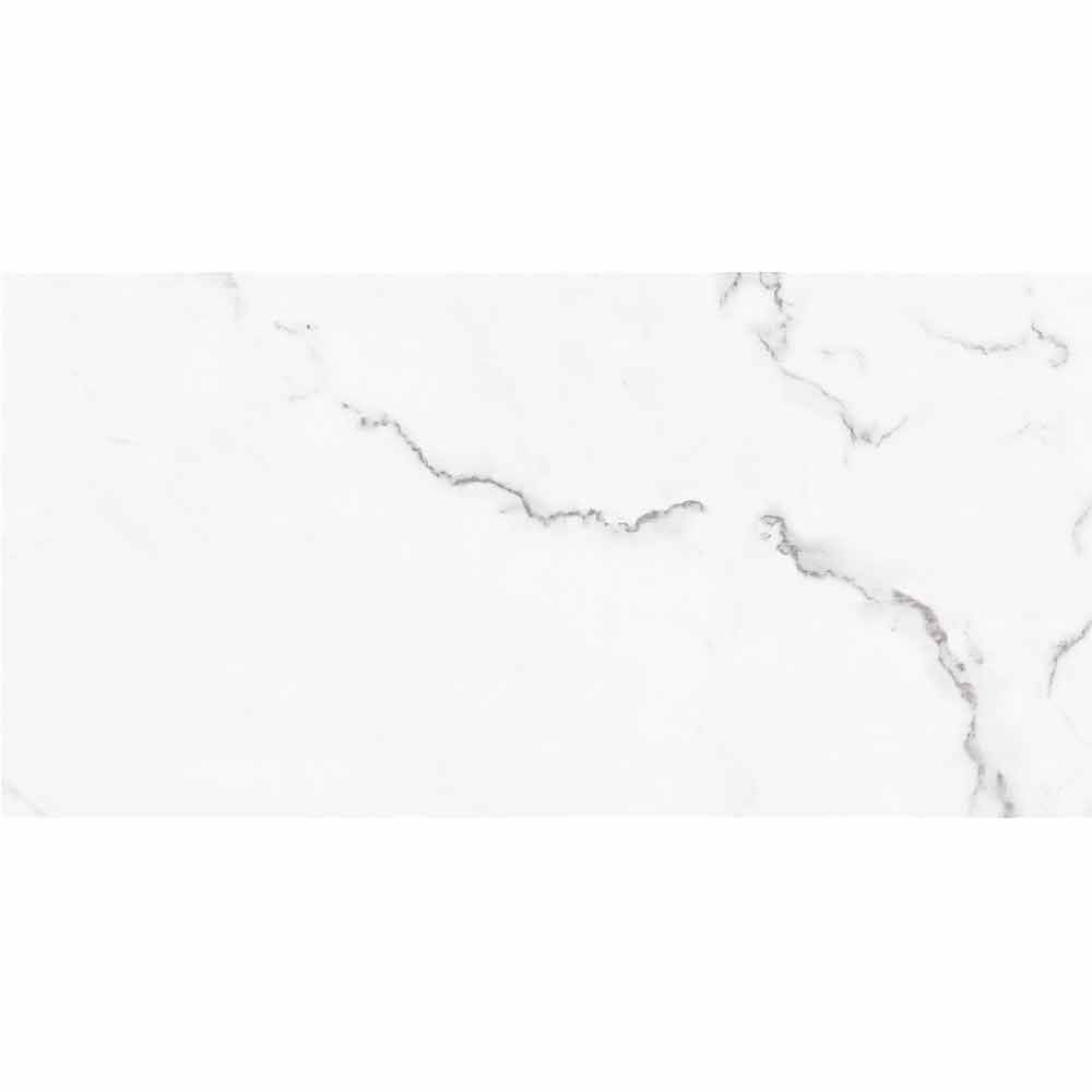 ClickLux Castello Marble White Matt SPC Click Vinyl 30.5 x 61cm