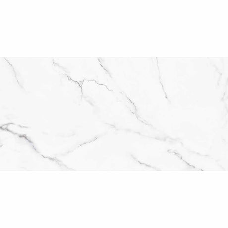 ClickLux Castello Marble White Matt SPC Click Vinyl 30.5 x 61cm