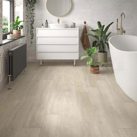 ClickLux Limed Oak Matt SPC Click Vinyl 17.8 x 121.9cm