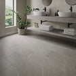 ClickLux Rodellar Stone Silver Matt SPC Click Vinyl 30.5 x 61cm